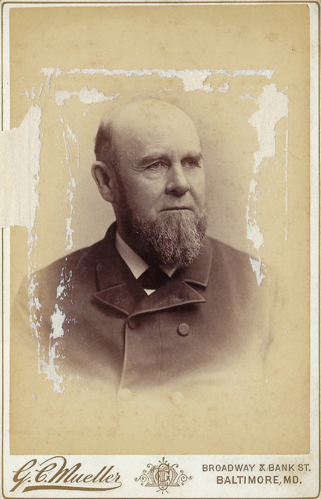 A photo of Reverend Emory Buhrman, minister here from 1890 - 1892.