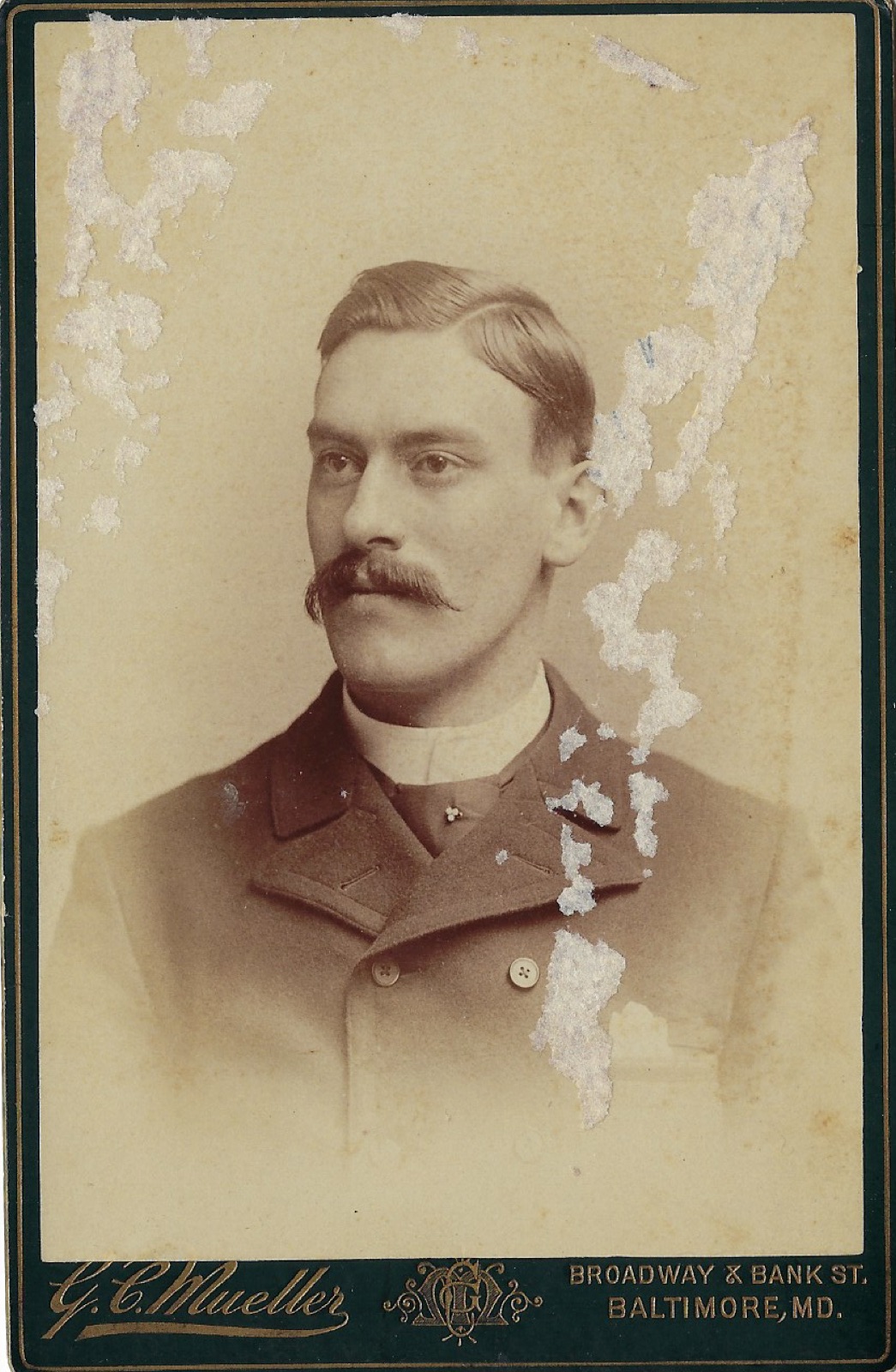 A photo of Reverend J. Rightson, taken in 1891.