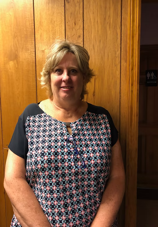 A photo of our secretary and treasurer, Sue Stultz.