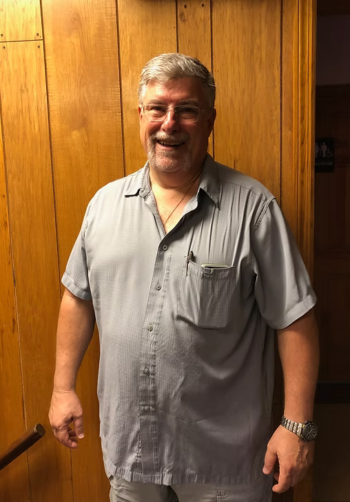 A photo of our lay leader, Tim Blizzard.